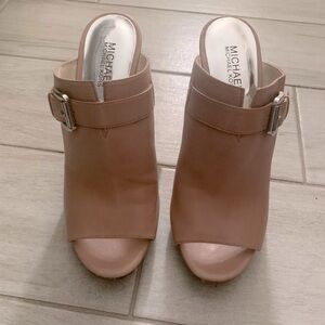 Michael Kors Snake Heel Pumps - Like New - Size 8 1/2